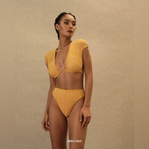 Andrea Iyamah PURA 
HIGH RISE BIKINI - Top+ bottom